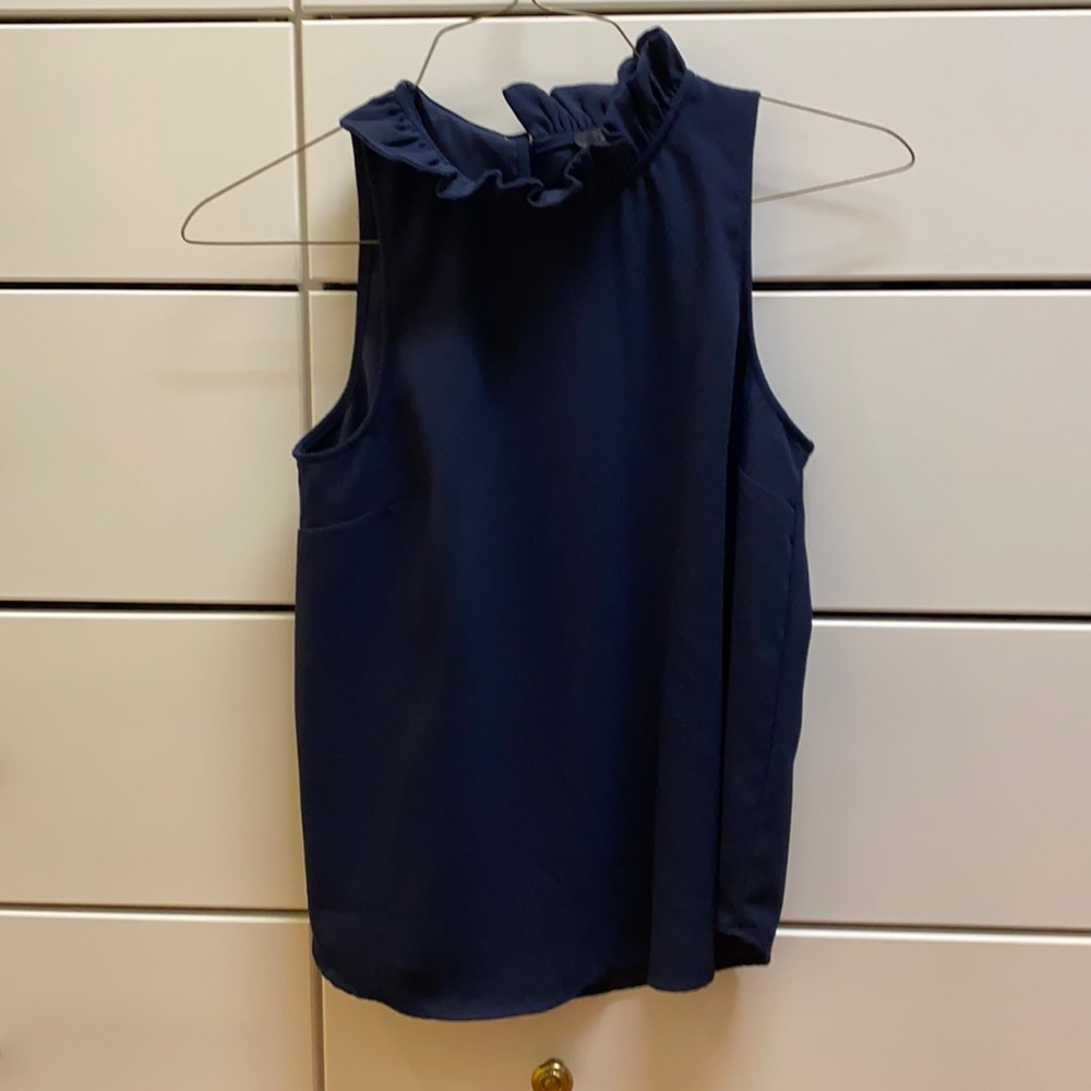 JCrew Navy Mock Turtleneck